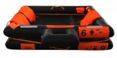 OPEN REVERSIBLE INFLATABLE LIFE RAFTS